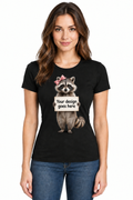 Female Raccoon Women's T-Shirt Mockup