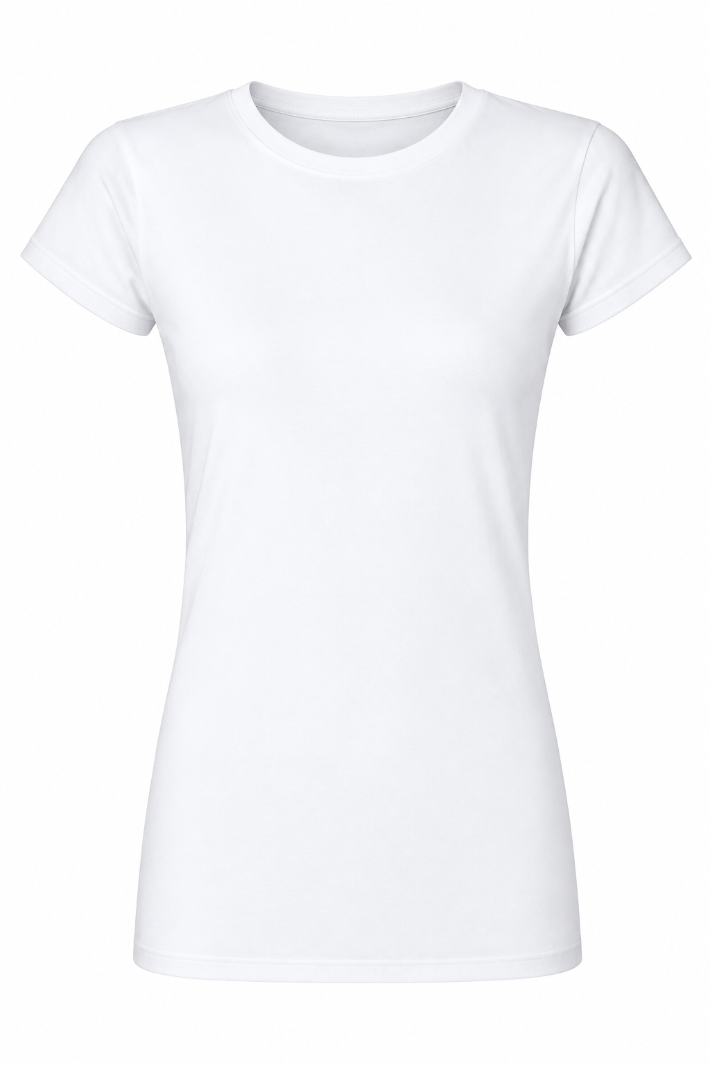 White Women's T-Shirt Mockup